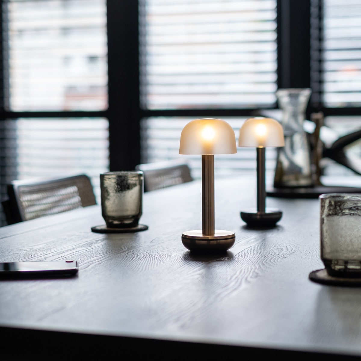 Įkraunamas šviestuvas "Too Frosted Titanium"