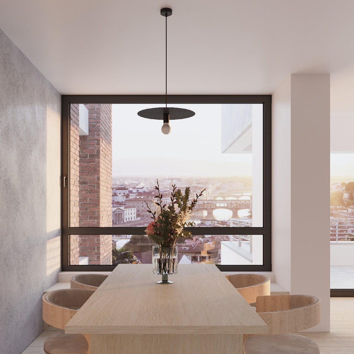 Pakabinamas šviestuvas "Flavio Black"