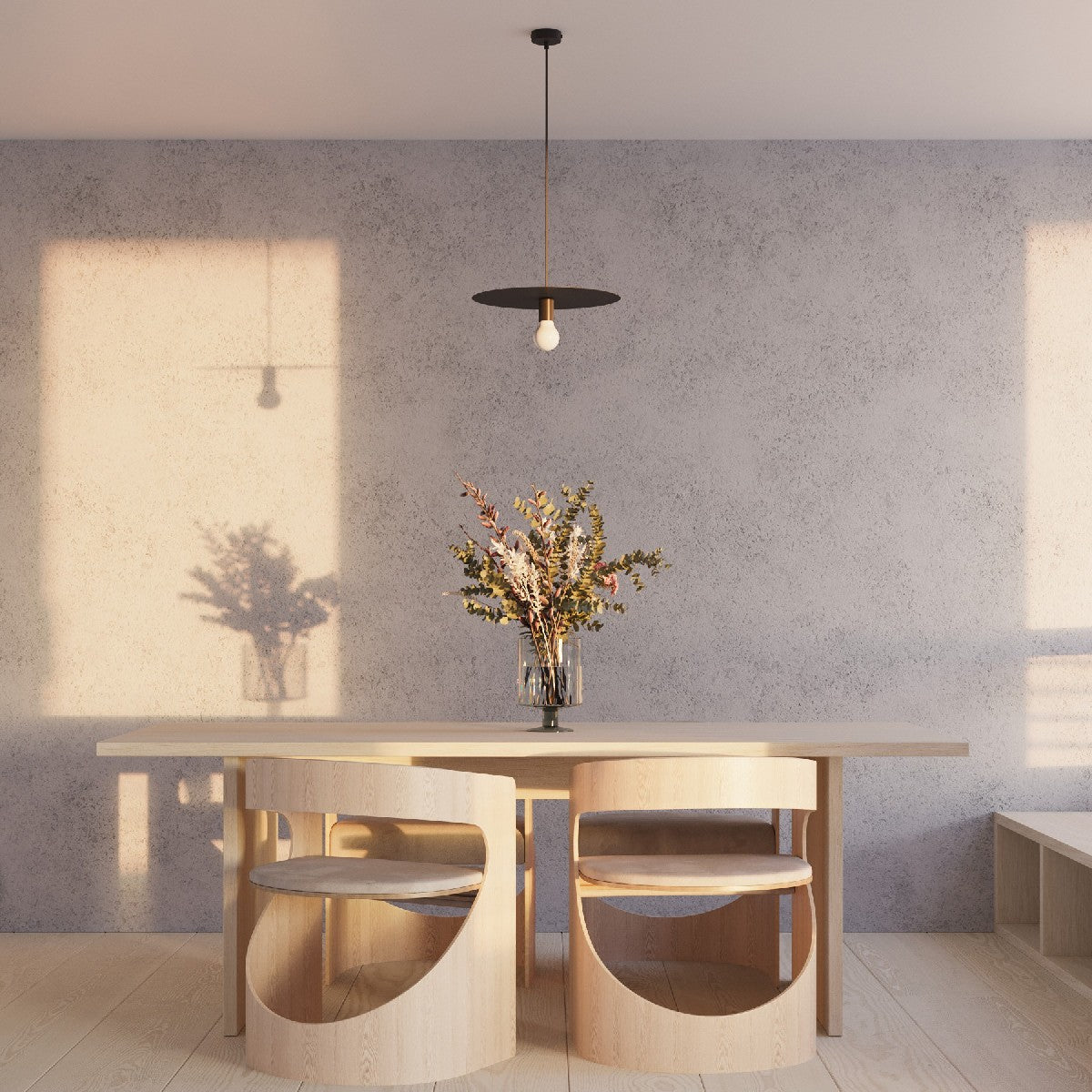 Pakabinamas šviestuvas "Flavio Black"