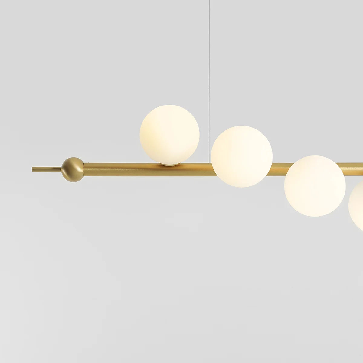 Pakabinamas šviestuvas "Wave 7 Brass"