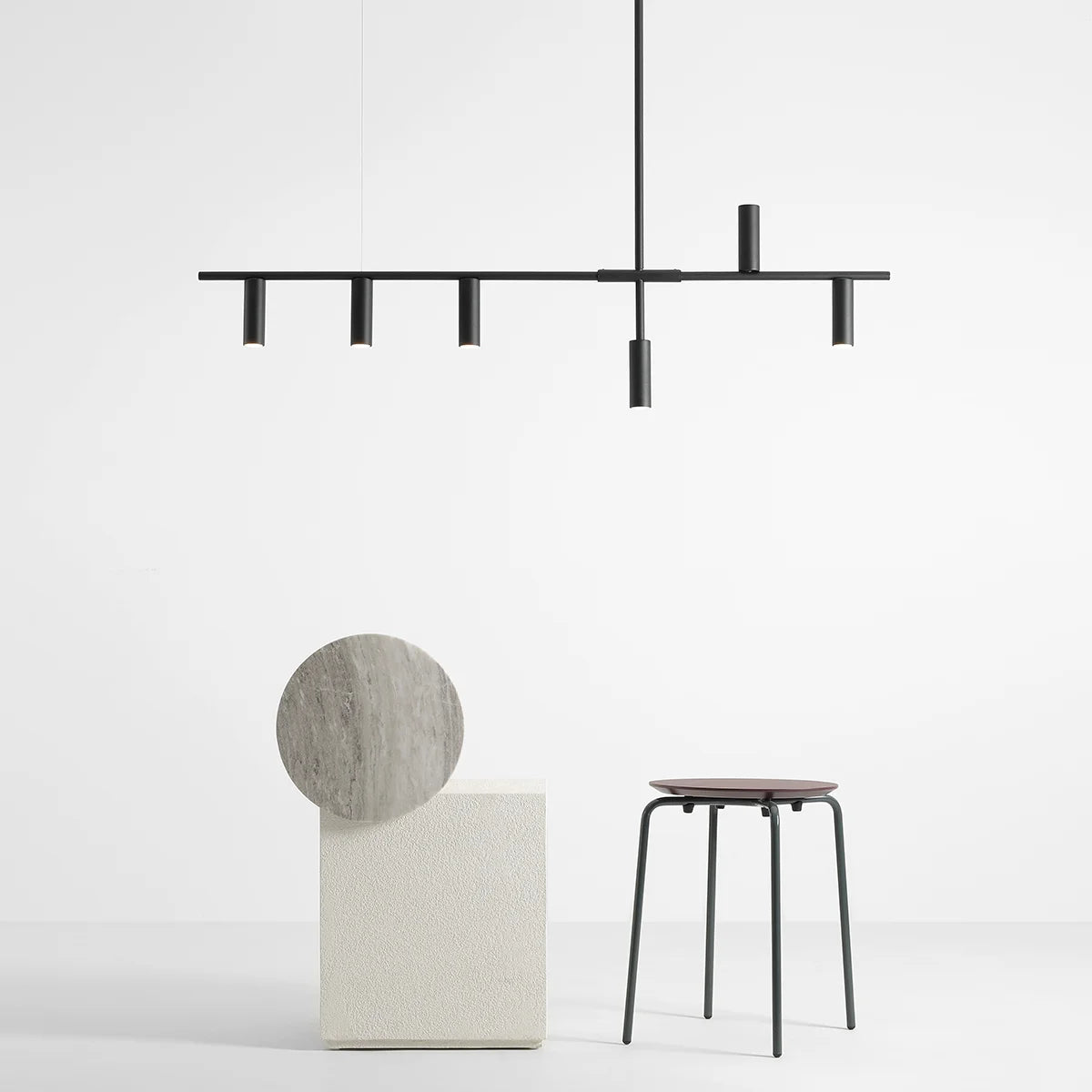 Pakabinamas šviestuvas "Trevo 6 Black"