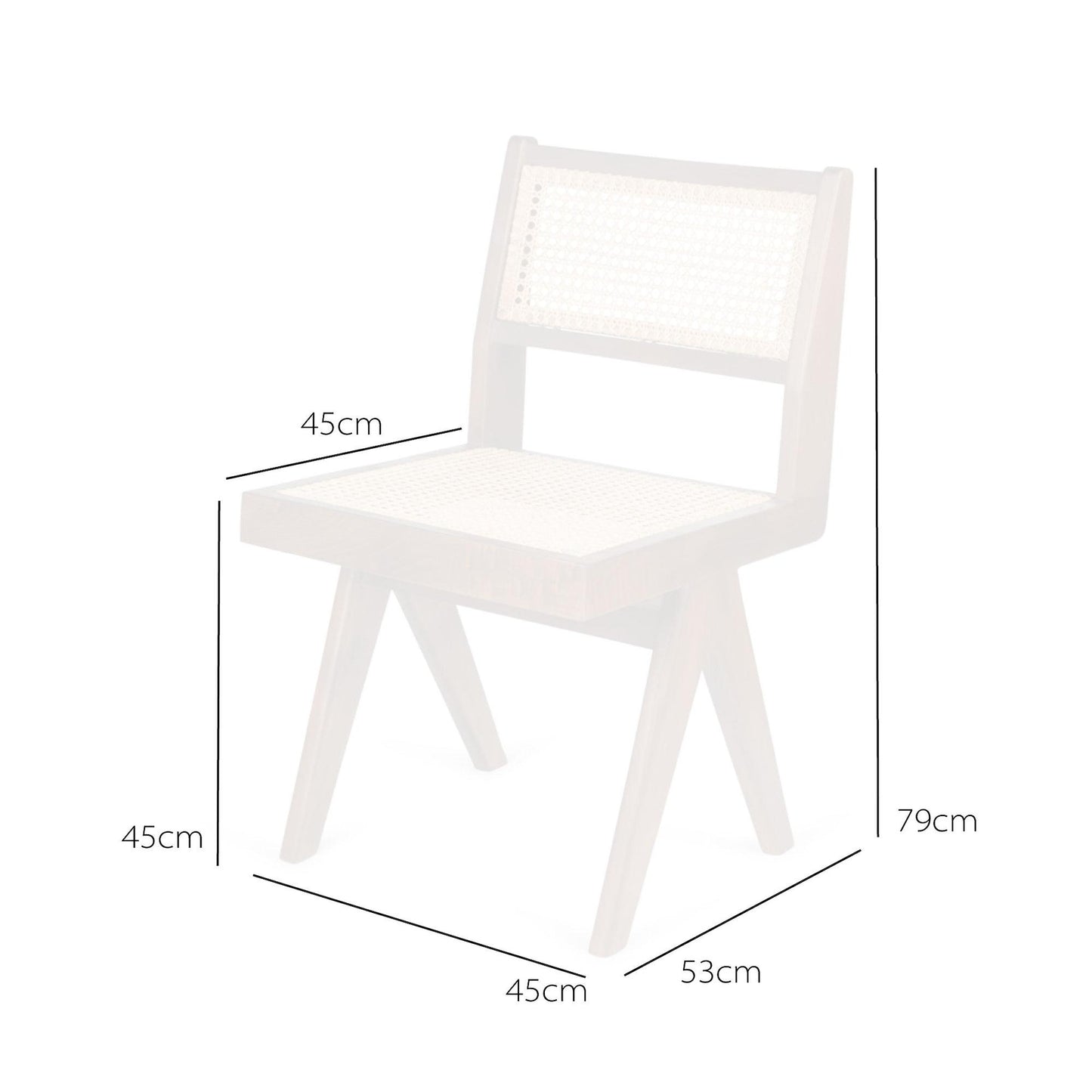 Valgomojo kėdė "Charcoal"
