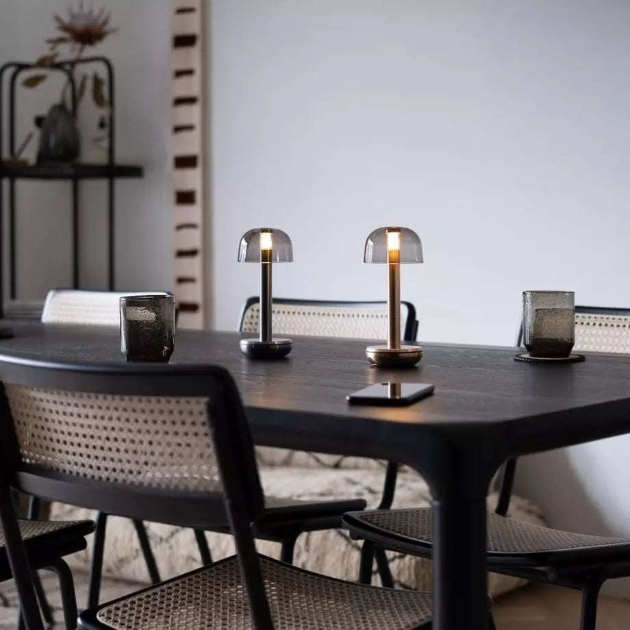 Įkraunamas šviestuvas "Too Smoked Gold"